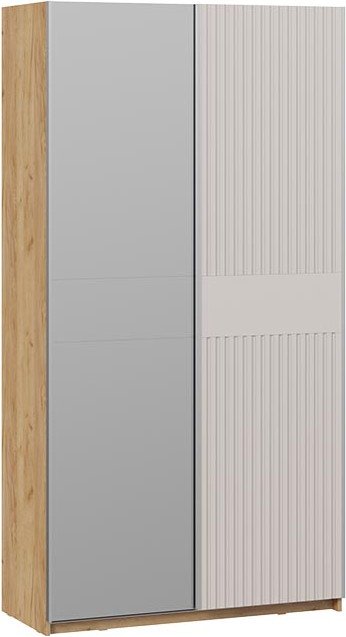 

Шкаф-купе Трия Оскар Хилтон Т2 1200 271034 (ручка серебро/дуб крафт золотой/кашемир сатин)