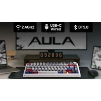 Клавиатура AULA F75 (Comic Keycap, Leobog Reaper, без кириллицы)