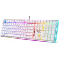 Клавиатура Royal Kludge RK918 RGB (белый, RK Blue)