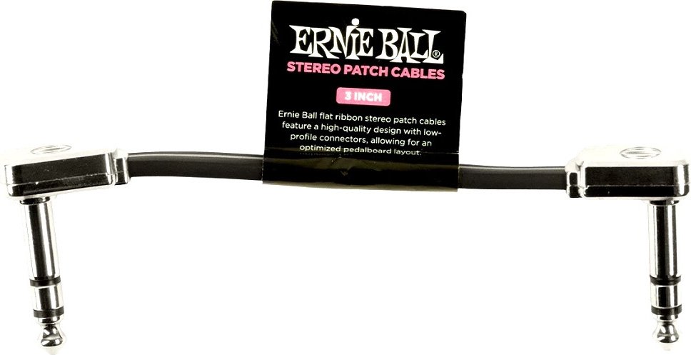 

Кабель для гитарных педалей Ernie Ball 6407 6.3 мм - 6.3 мм (0.08 м)