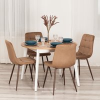 Стул TetChair Chilly mod. JSC-220 (коричневый/орех)