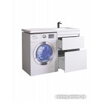  Belux Тумба под умывальник Ока Н 60-02 (1, белый глянец)