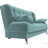 Диван Лига диванов Анна 102740 (велюр, бирюзовый)