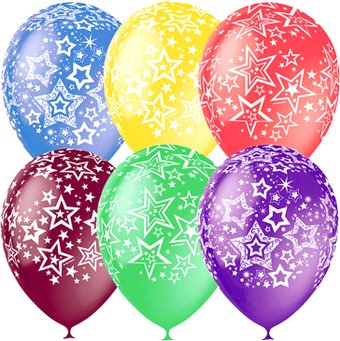 Набор воздушных шаров ПатиБум Звезды 4690296040994 (25 шт)
