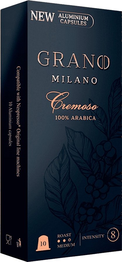 

Кофе в капсулах Grano Milano Cremoso 10 шт