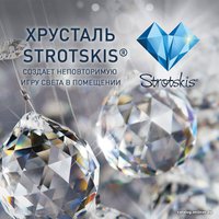 Бра Евросвет Strotskis 10101/1 (Хром/Прозрачный хрусталь)