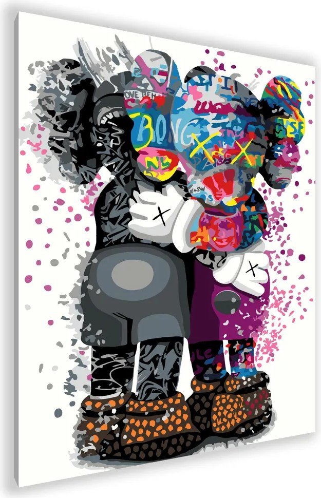 

Картина по номерам PaintLine Kaws Hug PL-00126