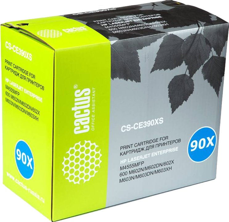 

Картридж CACTUS CS-CE390XS (аналог HP CE390XD)