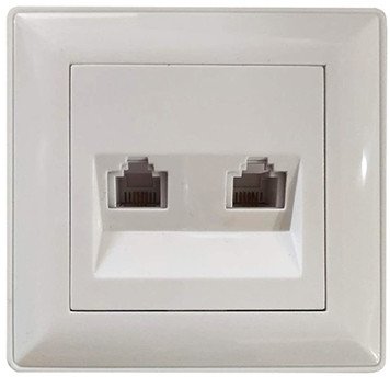 Розетка компьютерная КС Дабрабыт СП RJ-45 74873 (белый)