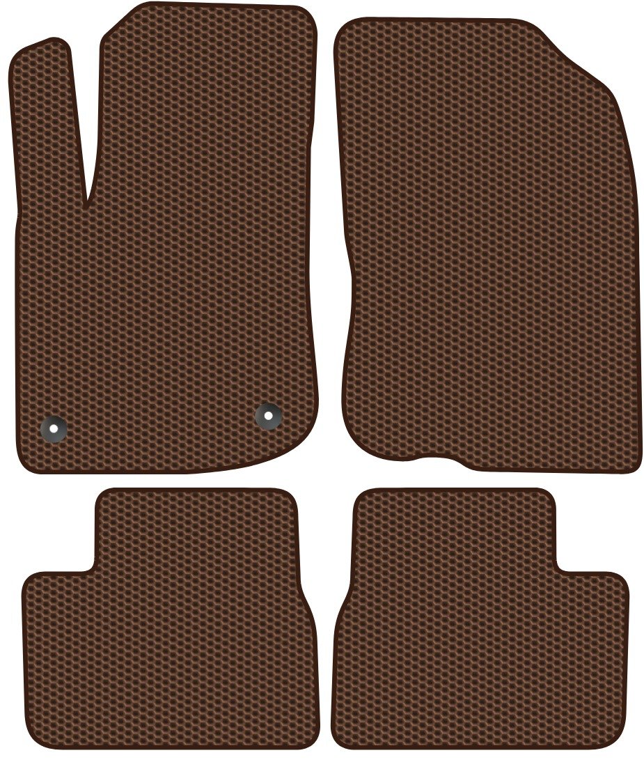 

Комплект ковриков для авто Alicosta Peugeot 208 (хэтчбек 5 дв) 2012 - 2016 (коричневый, сота)