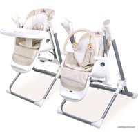 Трансформер ForKiddy Luxury Electronic Swing 0+ (бежевый)