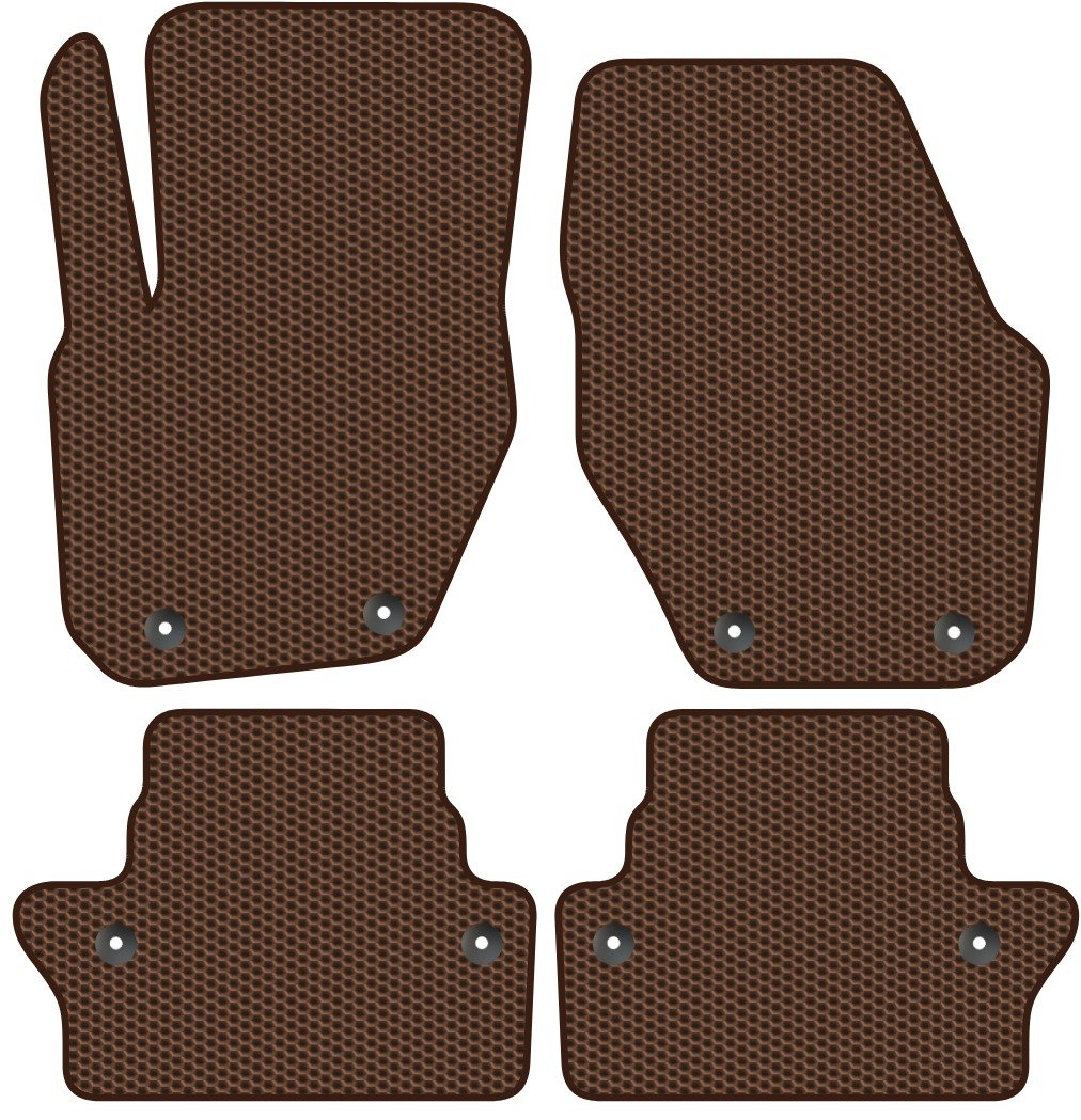 

Комплект ковриков для авто Alicosta Volvo S60 II (седан) 2010 - 2018 (коричневый, сота)