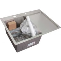 Кухонная мойка Wisent WS-36550-L/GER013 (с сифоном, дозатором и коландером)
