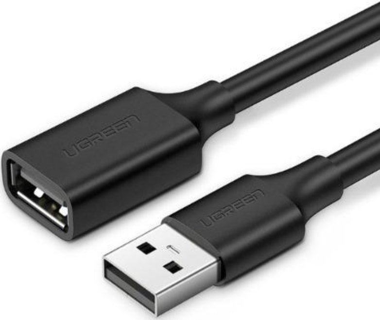 

Удлинитель Ugreen US103 USB Type-A - USB Type-A (1 м, черный)