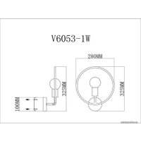 Бра Moderli Sachara V6053-1W