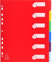 

Разделитель документов Exacompta Maxi 4806E (ассорти)