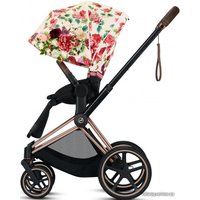 Универсальная коляска Cybex Priam Lux (2 в 1, spring blossom light, шасси rose gold)