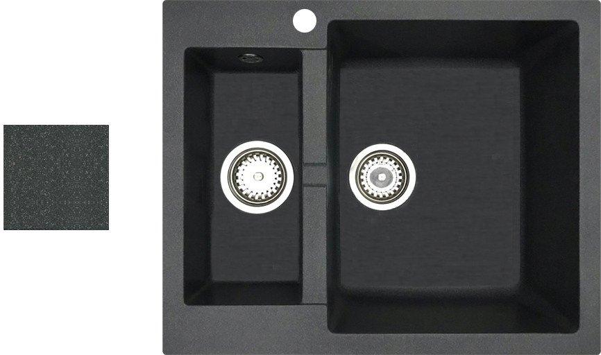 

Кухонная мойка БелЭворс Duet R (антрацит, без сифона)