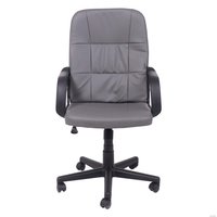 Офисное кресло AksHome Leonidas (кожзам, темно-серый)