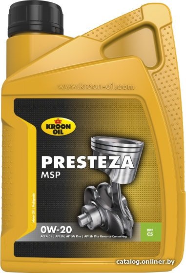 Моторное масло Kroon Oil Presteza MSP 0W-20 1л