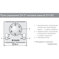 Тепловая завеса ZILON ZVV-1.0E6S