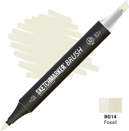 

Маркер художественный Sketchmarker Brush Двусторонний BG14 SMB-BG14 (окаменелость)