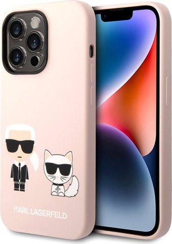 Чехол для телефона CG Mobile Lagerfeld для iPhone 14 Pro KLHCP14LSSKCI