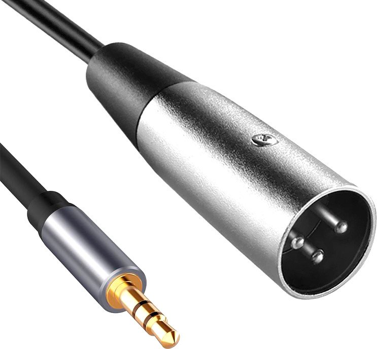 

Кабель USBTOP 3.5 мм - XLR папа (3 м, черный)