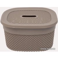 Корзина Эльфпласт Ariana EP560 (6 л, серо-коричневый)