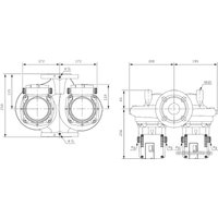 Циркуляционный насос Wilo TOP-SD 40/15 (1~230 V, PN 6/10)