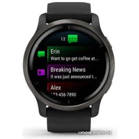 Умные часы Garmin Venu 2 (сланцевая нержавеющая сталь/черный)