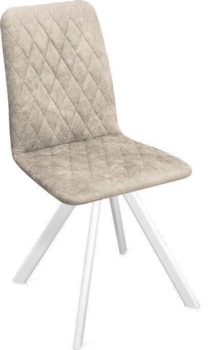

Стул Трия Стенли К2 (белый матовый/микровелюр Wellmart Dark Beige)