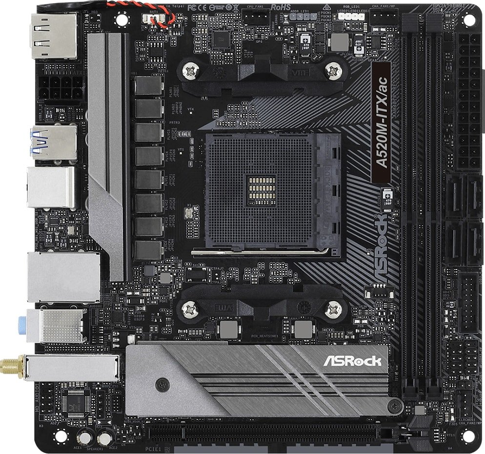 

Материнская плата ASRock A520M-ITX/ac