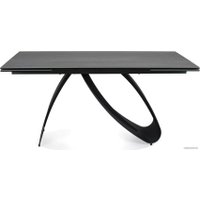 Кухонный стол Signal Diuna DIUNAJSZC160 (серый/черный матовый)