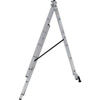 Лестница-стремянка Новая высота NV 123 алюминиевая трёхсекционная 3x6 ступеней