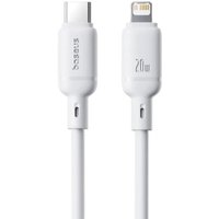 Кабель Baseus Silky Series Fast Charging Cable USB Type-C - Lightning (2 м, белый)