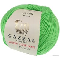 Пряжа для вязания Gazzal Baby Cotton 3427 50 г 165 м (салатовый)