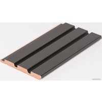 Панель Andlen Decor ПН-43 МДФ Блэк (2800x123x12 мм)