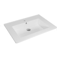  Runo Тумба с умывальником Модена 65 + Оскар 65 (подвесная, железный камень)