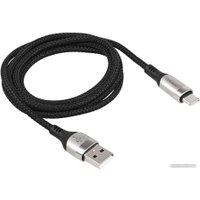 Кабель TFN USB Type-A - USB Type-C TFN-C-BLZ-AC1M-NI (1.2 м, черный/серебристый)
