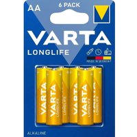 Батарейка Varta Longlife AA V04106101426 (6 шт)