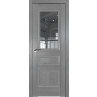 Межкомнатная дверь ProfilDoors 2.39XN L 50x200 (грувд серый, стекло прозрачное)