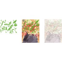 Картина по номерам Феникс+ Кот с рыбами 67959