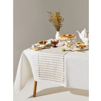 Дорожка на стол Этель Soprano 10494019 (белый/серый)