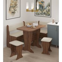 Обеденная группа Премиум Оптима (крафт табачный/обивка кожзам 209к)