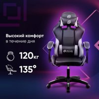 Игровое (геймерское) кресло Оклик Drifter (черный/серый)