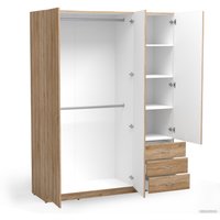 Шкаф распашной Involux Престон 226H012 (сонома/белый)