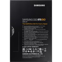 SSD Samsung 870 Evo 2TB MZ-77E2T0BW