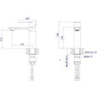 Смеситель AV Engineering AVLES1-BW1