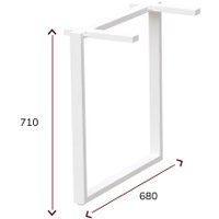 Подстолье для стола Millwood Ницца (белый)
